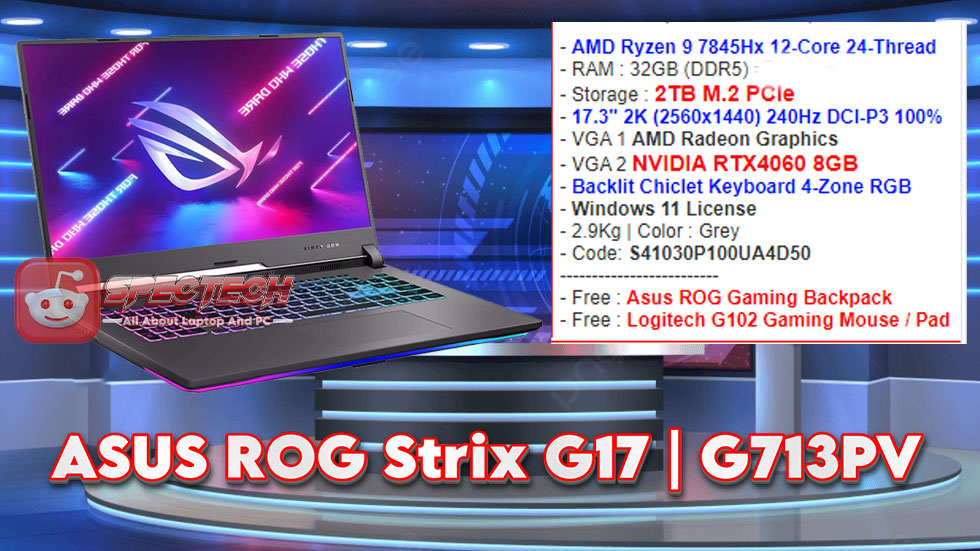 Laptop Gaming ASUS ROG Strix G17