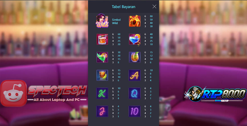 Game Online Memberikan Jackpot Cocktail Nights PG SOFT