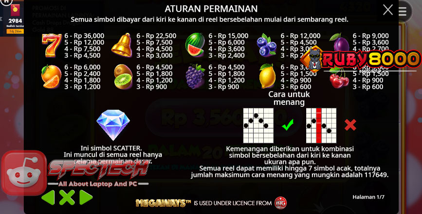 Extra Juicy Megaways Pemberi Perkalian dan Simbol Jackpot