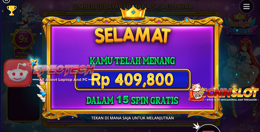 Menang Dengan Modal Freespin Starlight Princess Pragmatic Play