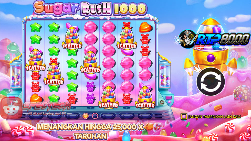 Permainan Game Online Sugar Rush 1000 Gampang Freespin