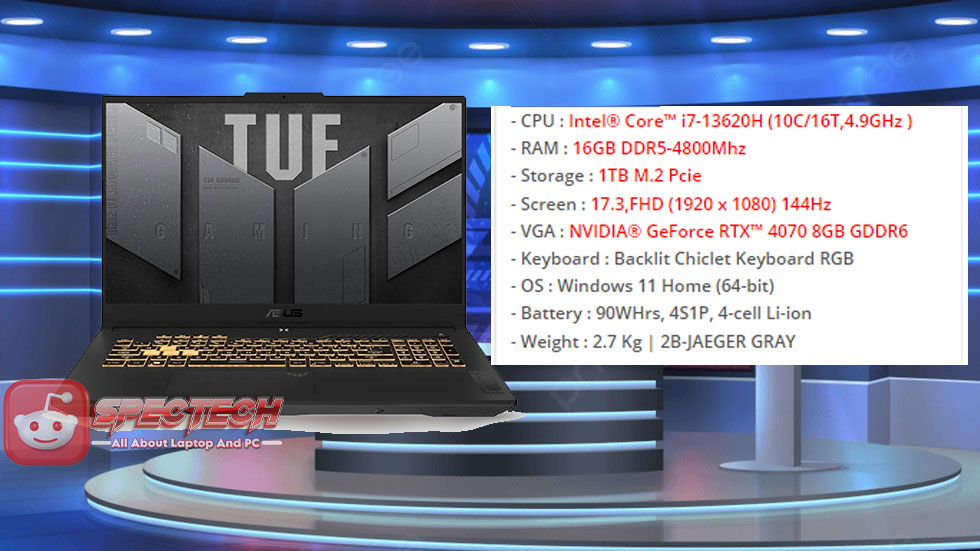 ASUS TUF F17: Laptop Gaming Tangguh untuk Bermain Optimal