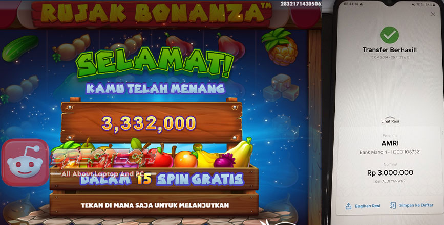 Tukang Rujak yang Aktif Bermain Slot Online di Rujak Bonanza