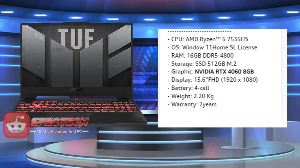 TUF Gaming A15 FA507NV: Laptop Gaming Performa Hebat