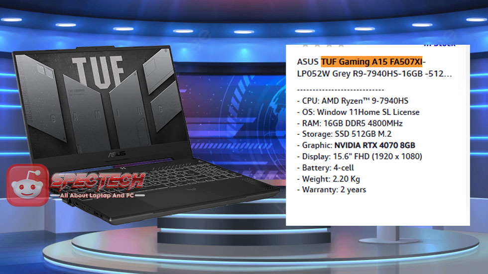 TUF Gaming A15 FA507XI: Siap Tempur untuk Semua Game!