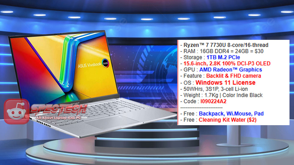 VivoBook M15 M1505YA: Laptop Ringan dengan Performa Tinggi