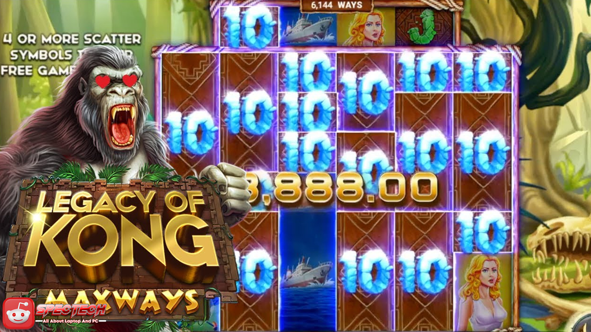 Main Slot Legacy of Kong Maxways & Raih Kemenangan Besar